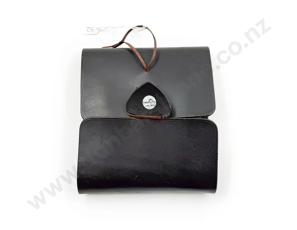 English Rosewood & Brass Handled Turn Screw Set in Leather Case Image 1++