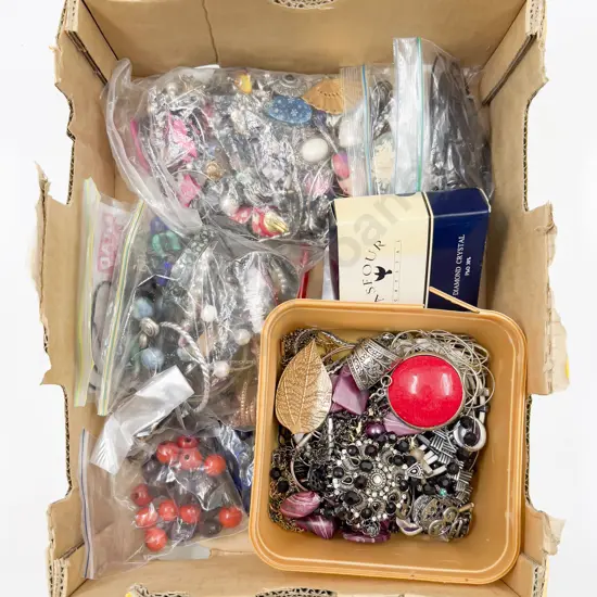 Box of Assorted Costume Jewellery