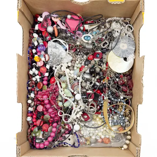 Box of Assorted Costume Jewellery