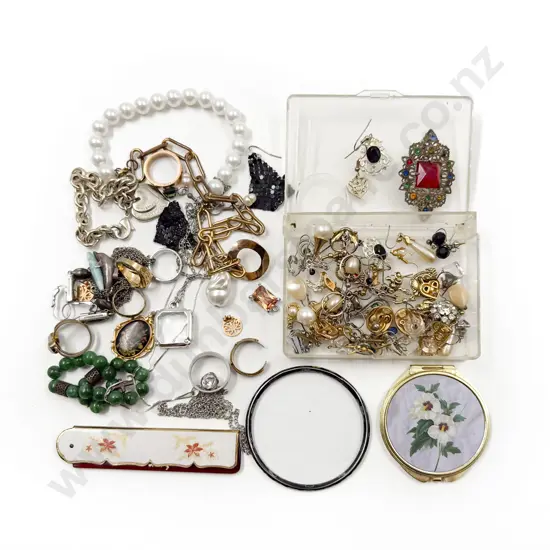 Small Box of Assorted Costume Jewellery