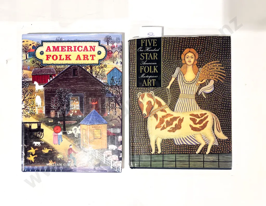 Two Folk Art Reference Volumes Image 1++
