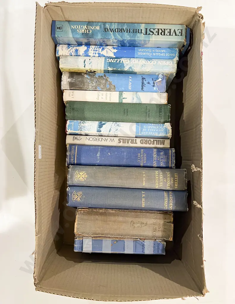 Box of Assorted Books Image 1++