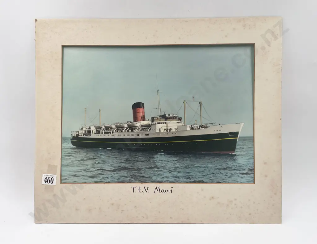 Unframed Vintage Photographic Print of the T.E.V. Maori Inter-Island Ferry Image 1++