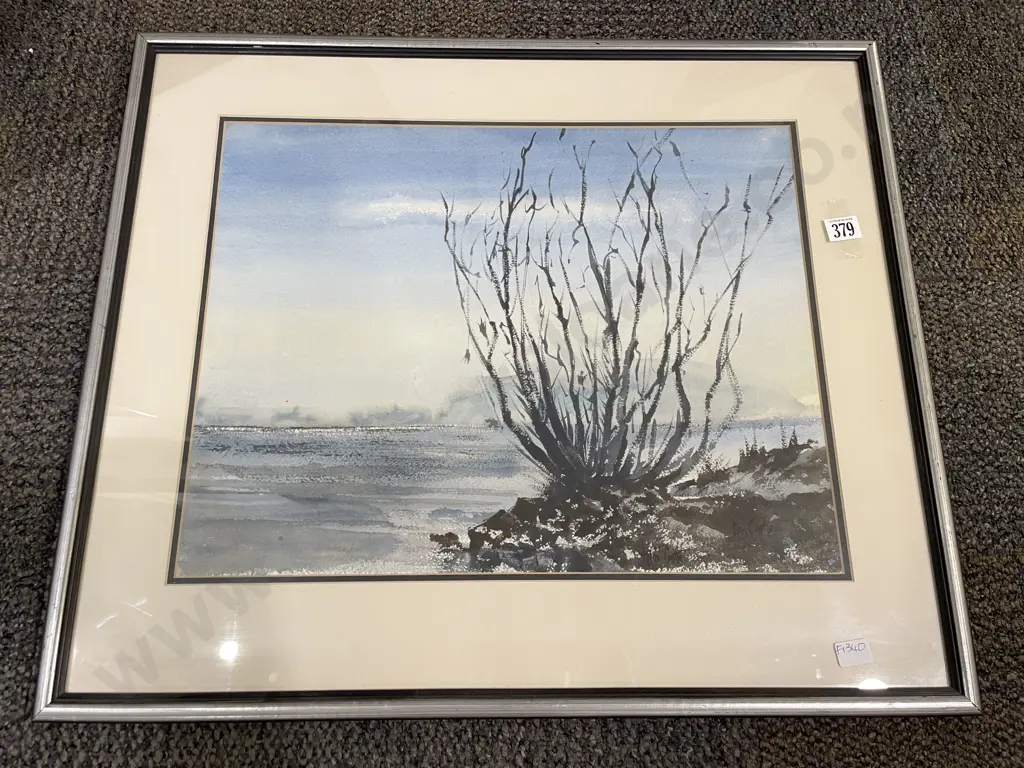 John Castle - Sea Scape - W/C on Paper Image 1++