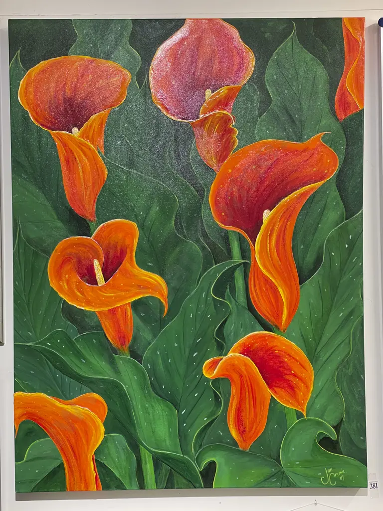 Jan Cromie - Floral Still Life - Oil on Canvas Image 1++