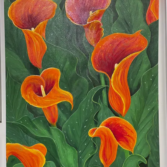 Jan Cromie - Floral Still Life - Oil on Canvas