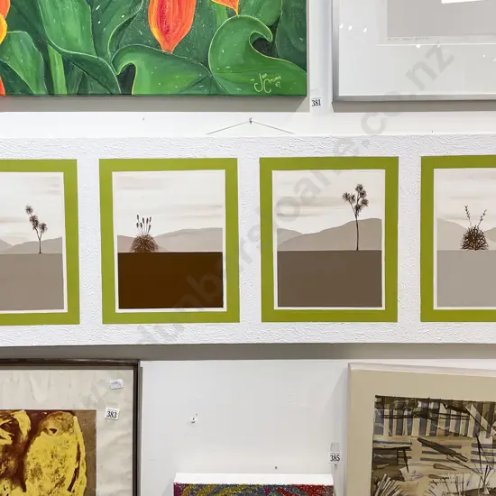 Jan Cromie - Segmented Landscape- Oil on Canvas