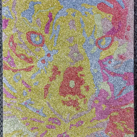 Mathew Reade - Tiger Jungle - Glitter on Canvas