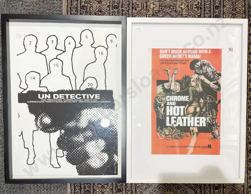 Two Assorted Framed Posters Image 1++