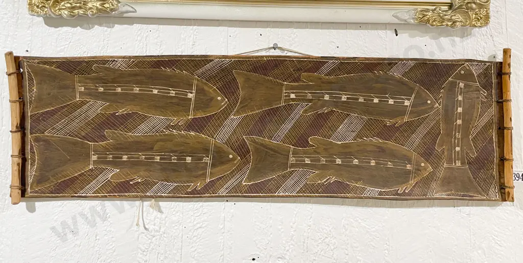 Balir Balir - Aboriginal Work on Bark Image 1++