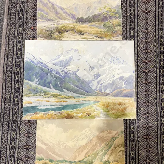 Three Unframed Works by C H Howorth
