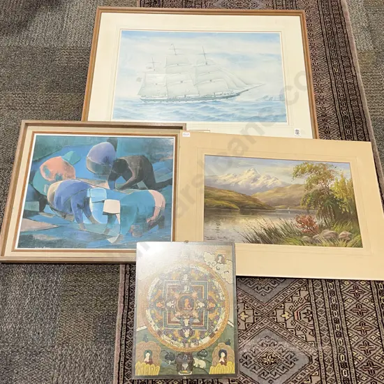 Four Assorted Prints and Originals