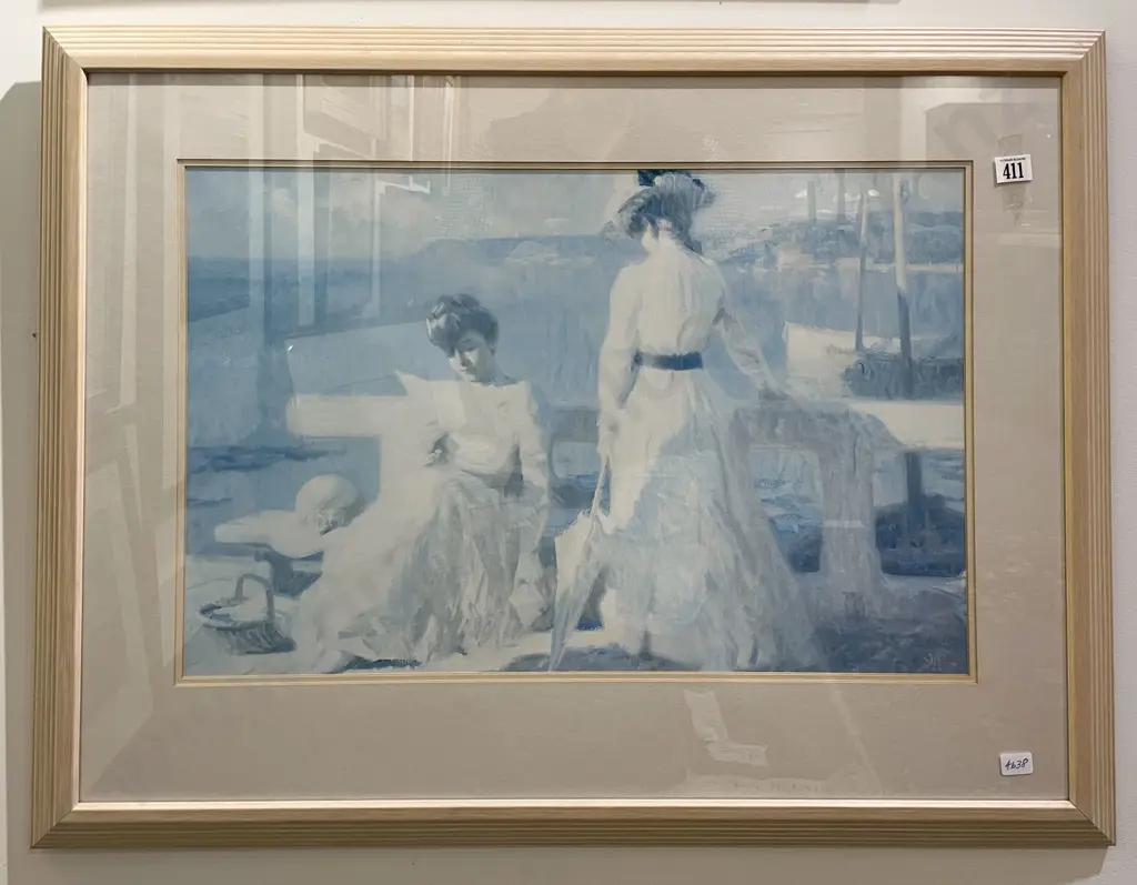 Well Framed Decorative Classical Print Image 1++