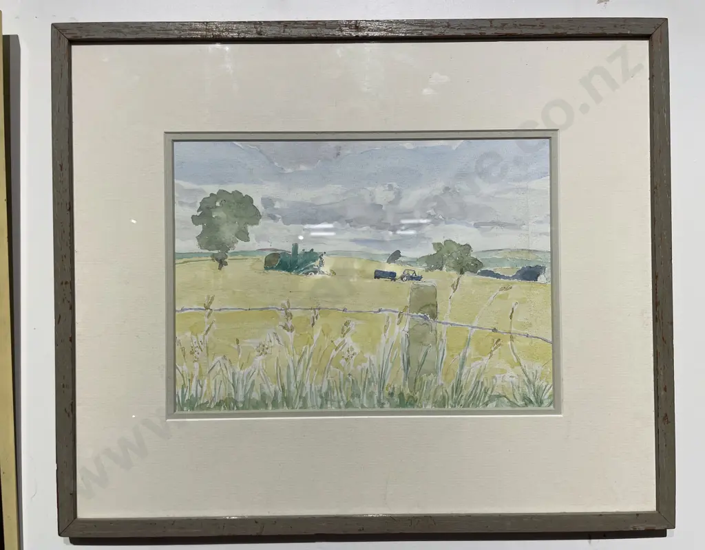 Unsigned Farm Scene Watercolour Image 1++