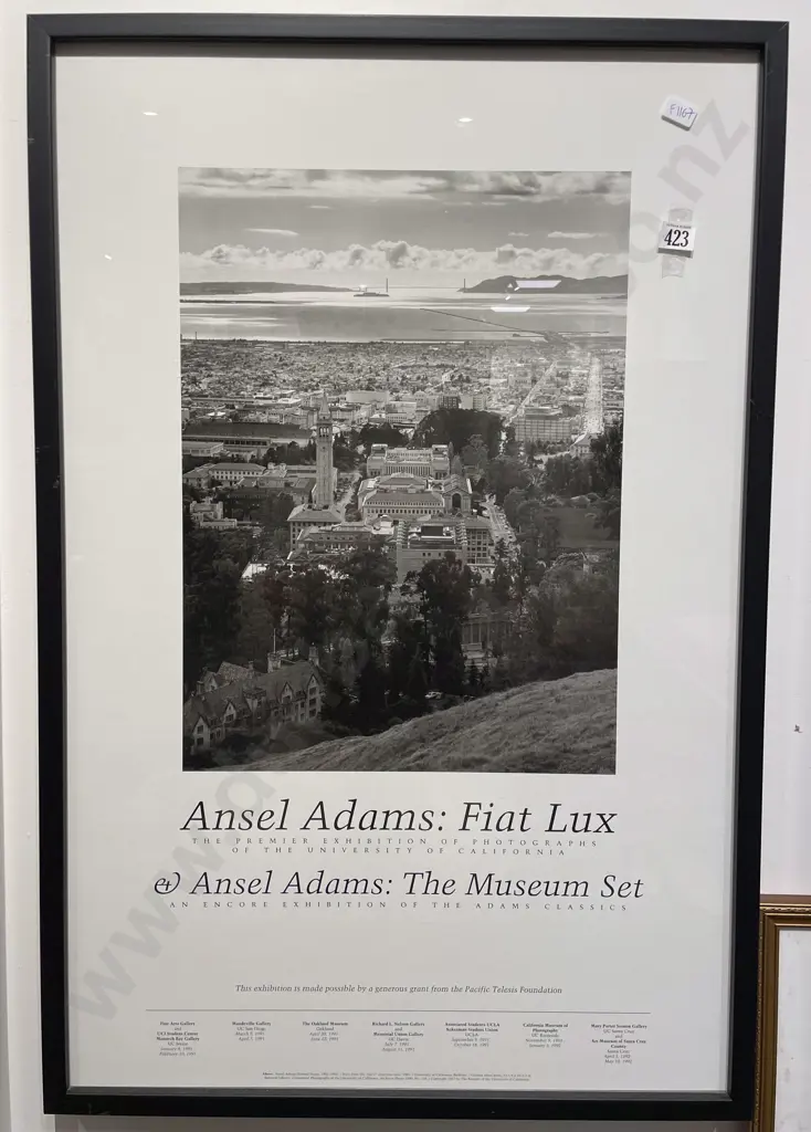 Ansel Adams Exhibition Poster Image 1++