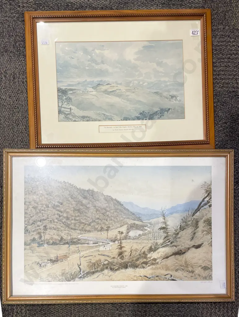 Two Framed Historical Prints Image 1++