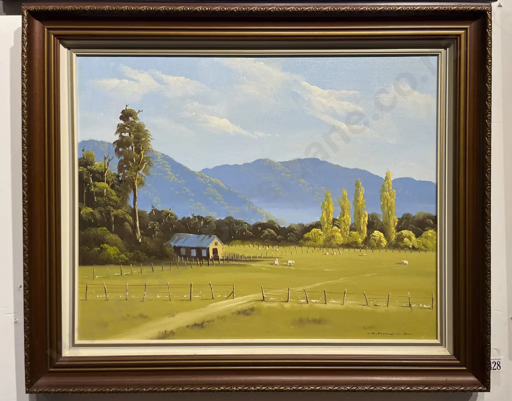 Richard Franklyn - Motueka River - Oil on Board Image 1++