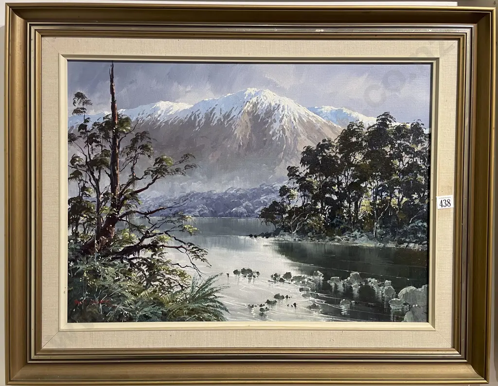 Robert Chilvers - Source of the Buller River - Oil on Board Image 1++