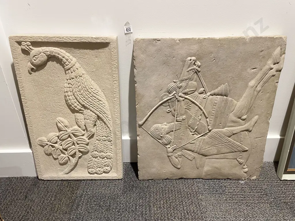 Two Stone Relief Tablets Image 1++