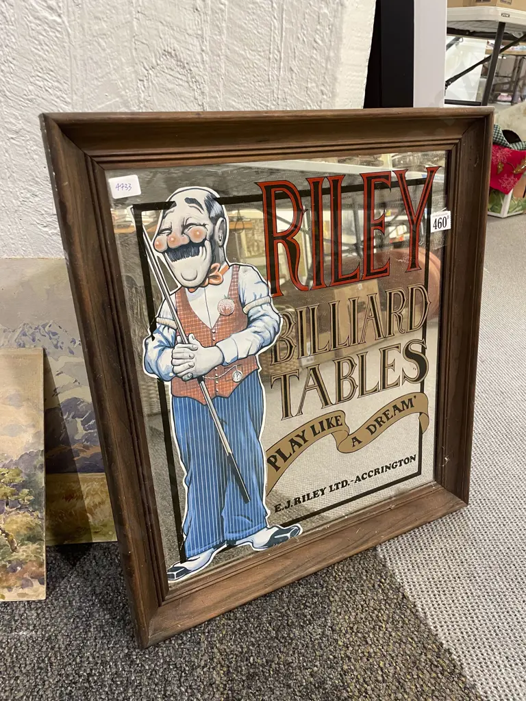 Reproduction Pub Advertising Mirror Image 1++