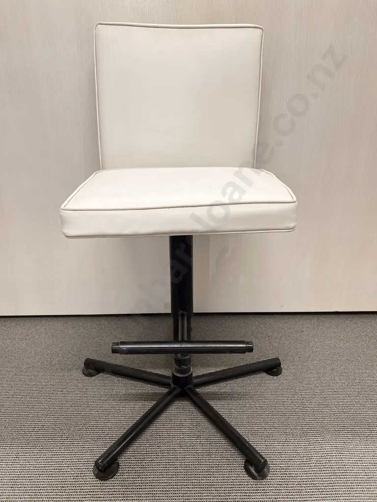 Chanel Leather ex Retail Boutique Swivel Chair Image 1++