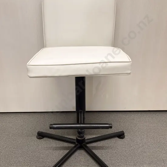 Chanel Leather ex Retail Boutique Swivel Chair