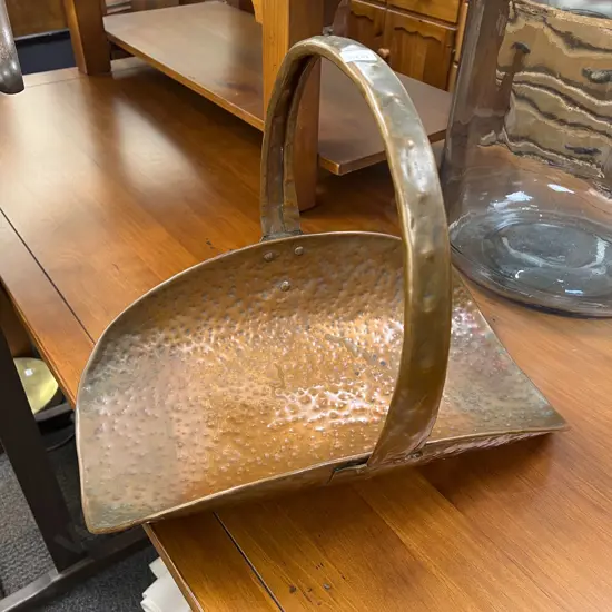 Copper Log Basket