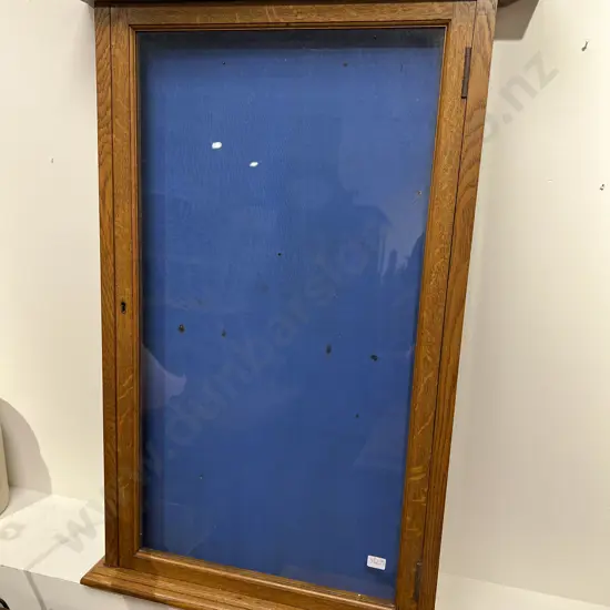 Oak Hanging Key Cabinet