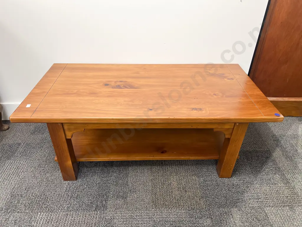 Modern Kauri Rectangular Coffee Table Image 1++