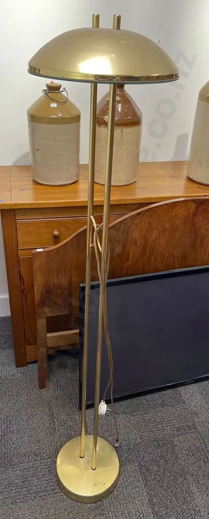 Modern Brass Uplighter Image 1++