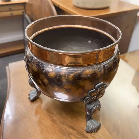 Small Copper Jardiniere
