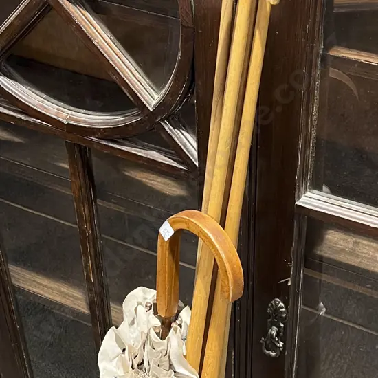 Pool Cues & Umbrella