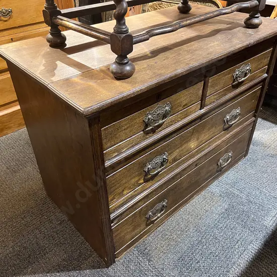Oak Four Drawer Chest