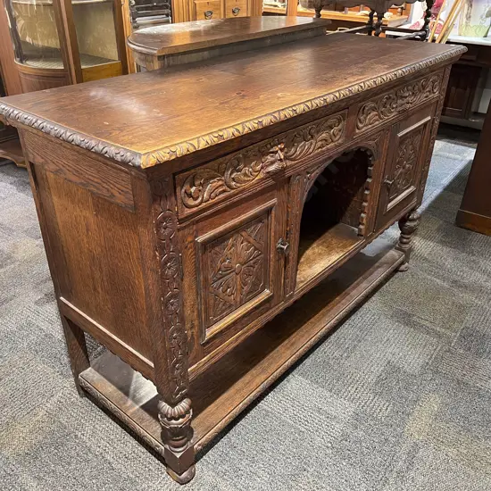 Edwardian Oak Sideboard
