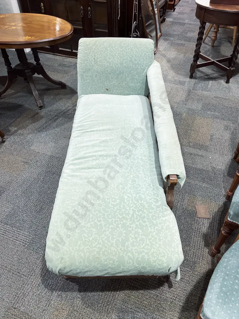 Late Vict Chaise Longue Image 1++