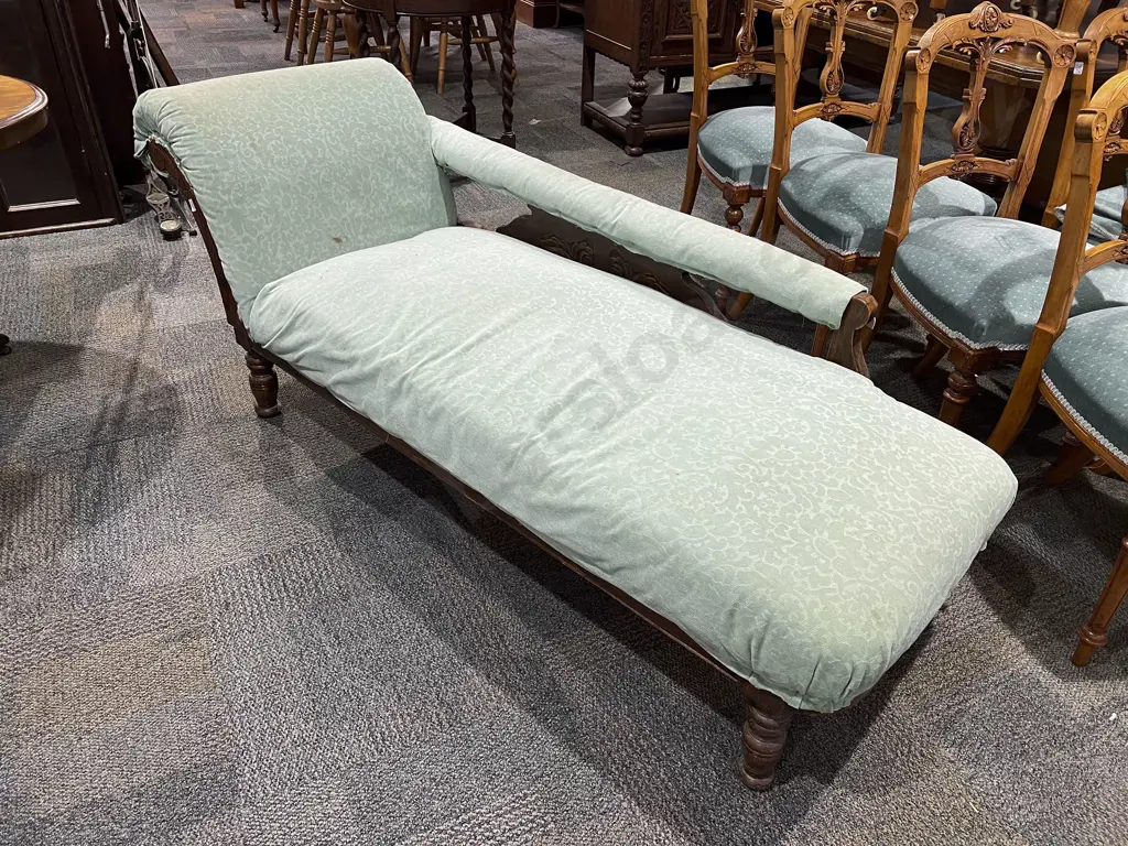 Late Vict Chaise Longue Image 1++