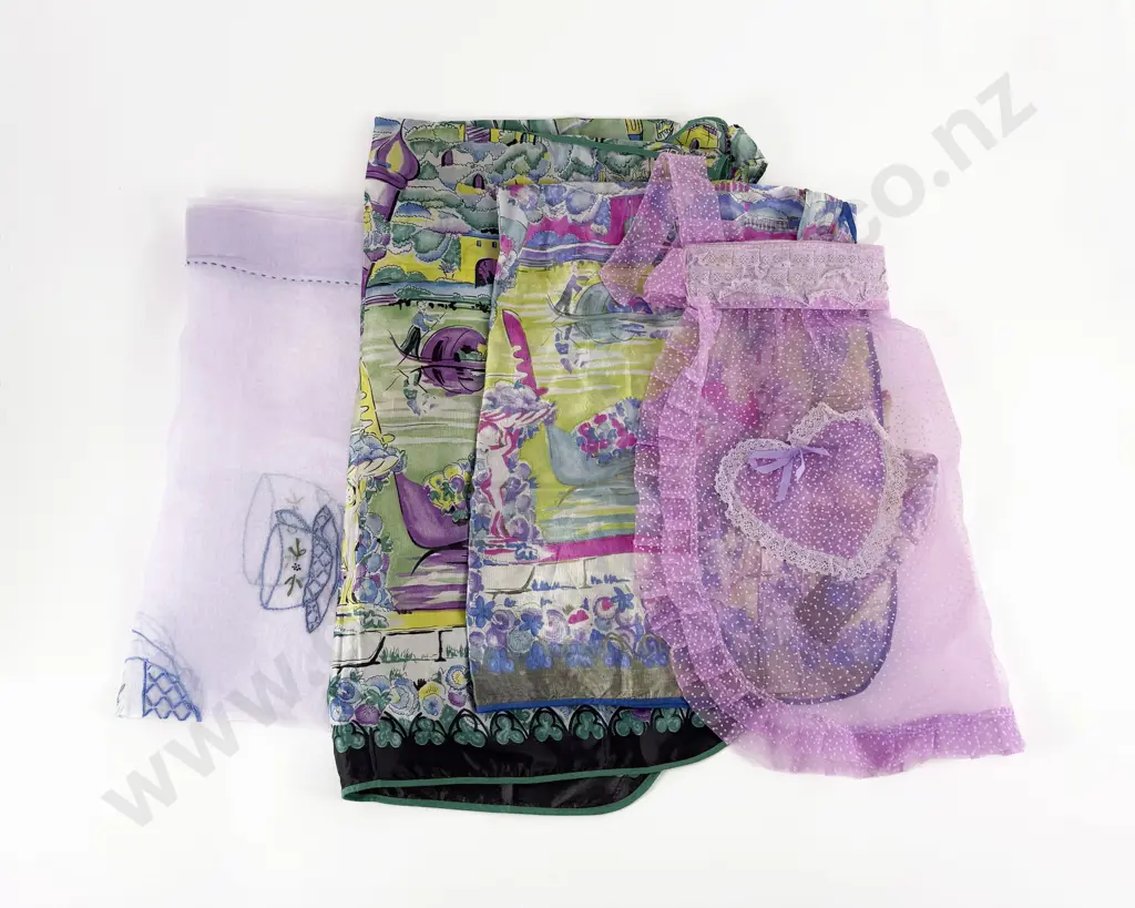 Three Aprons & Organza Food Cover Image 1++