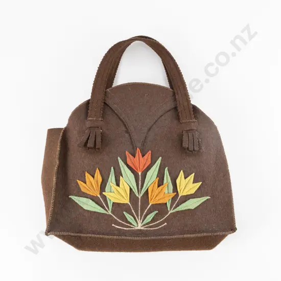 1930's Felt Work Bag