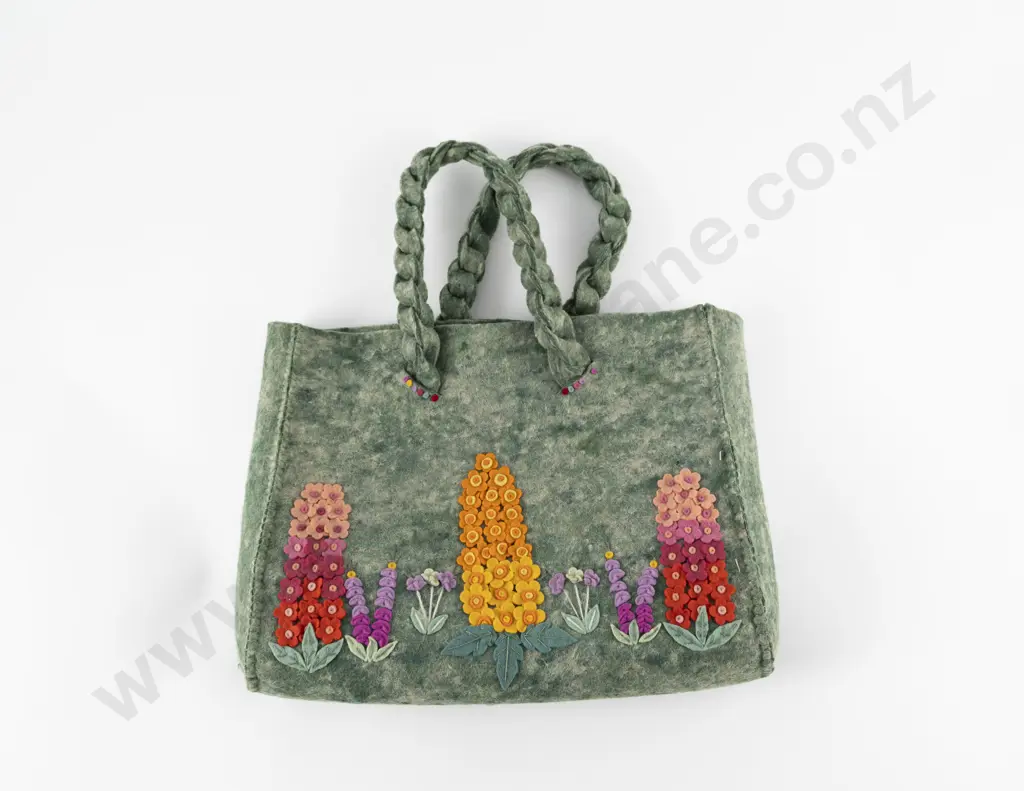 1930's Felt Work Bag Image 1++