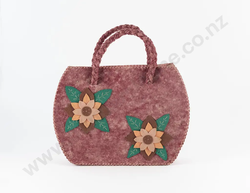 1930's Felt Work Bag Image 1++