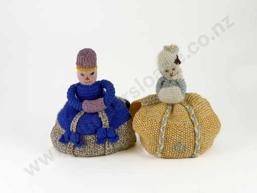 Two Knitted Tea Cosies Image 1++