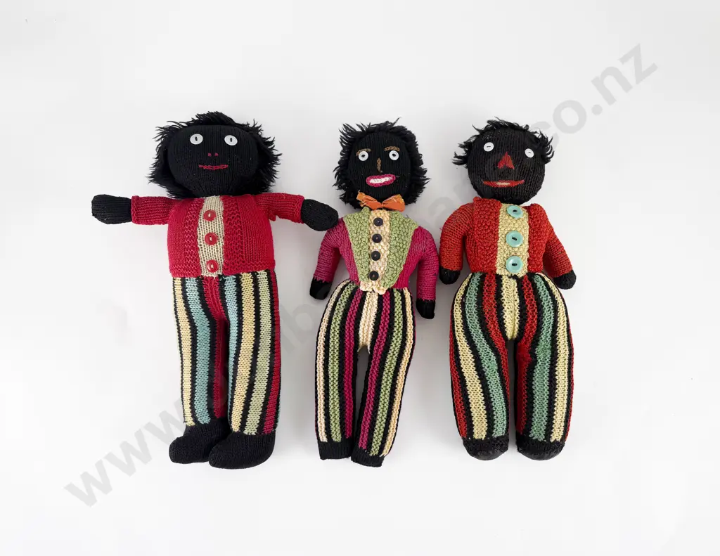 Three Vintage Knitted Toys Image 1++
