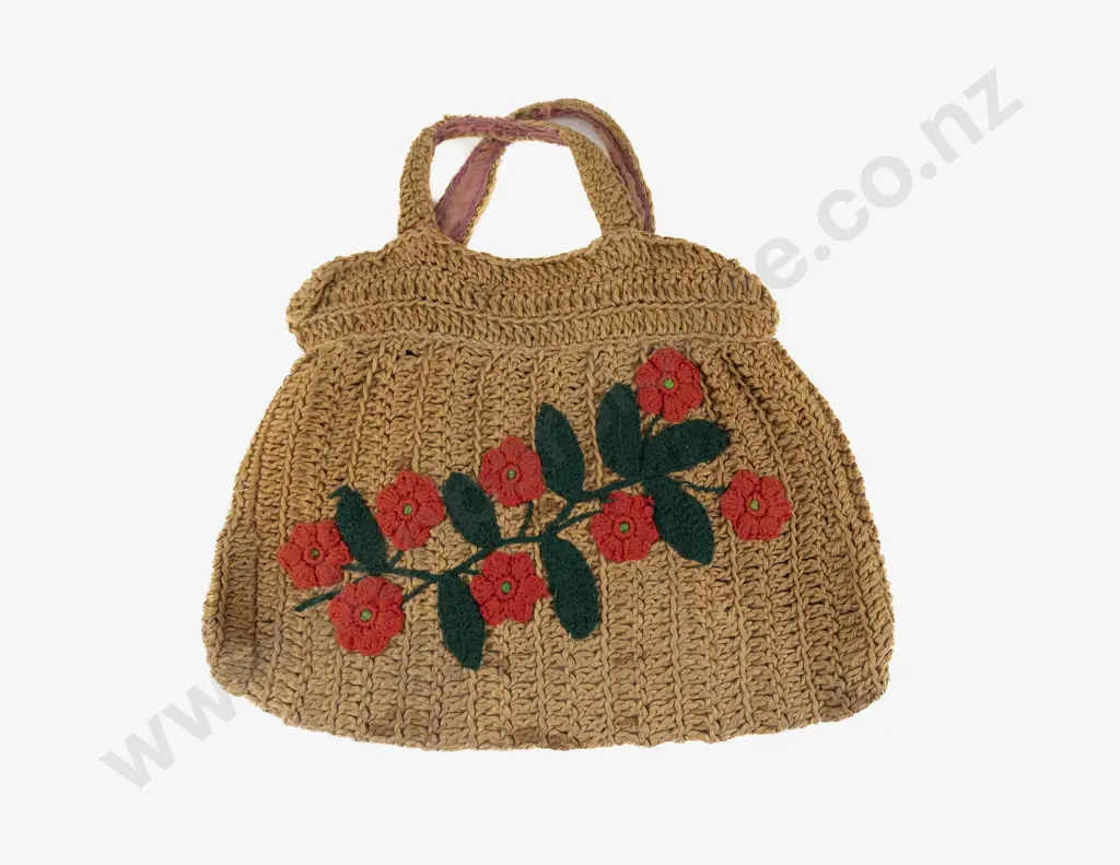 Crocheted String Work Bag Image 1++