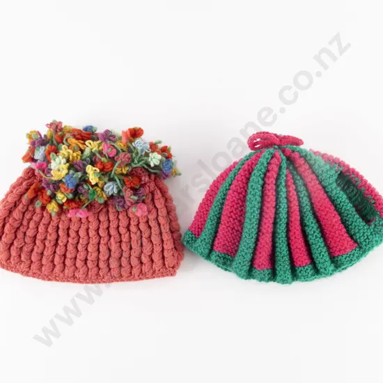 Two Crochet Tea Cosies