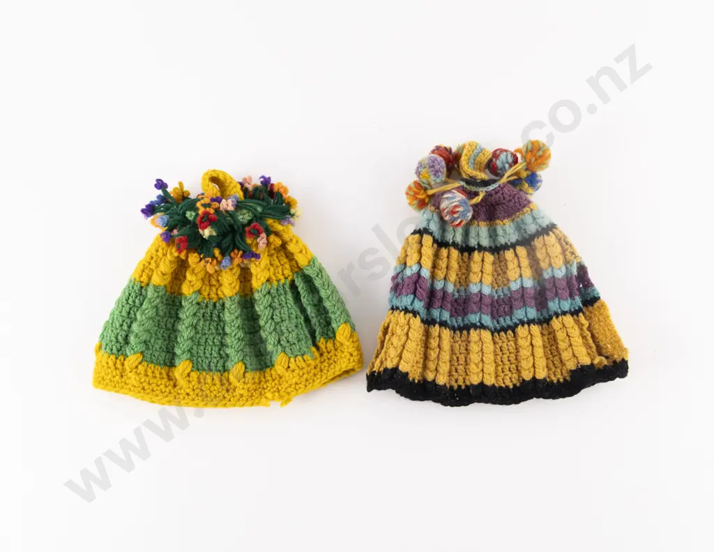 Two Crochet Tea Cosies Image 1++