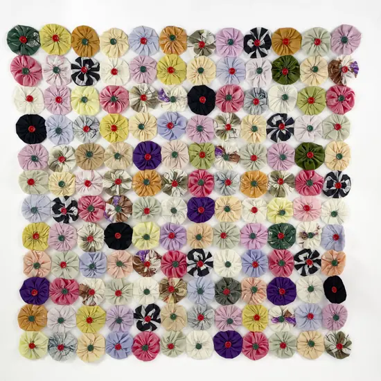 Vintage Patchwork of Suffolk Puffs