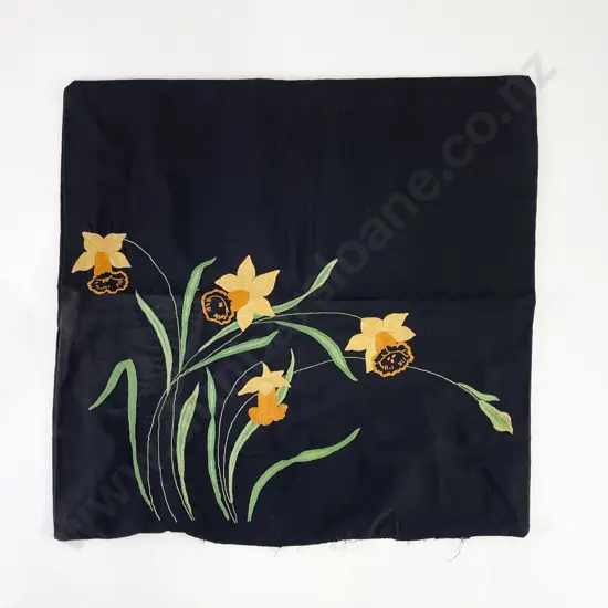 C1930's Daffodil Cushion Cover