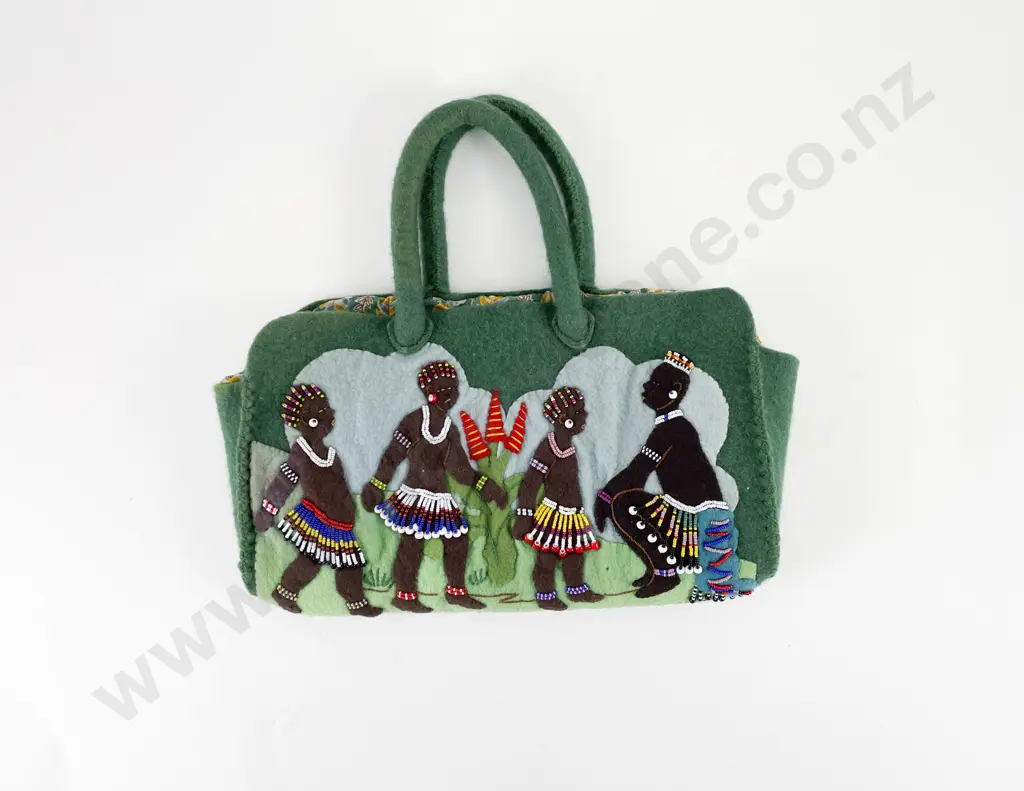 1930's Felt Work Bag Image 1++