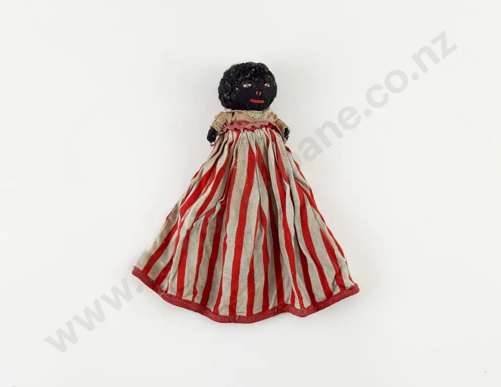 Small Vintage Hand Made Cloth Doll Image 1++