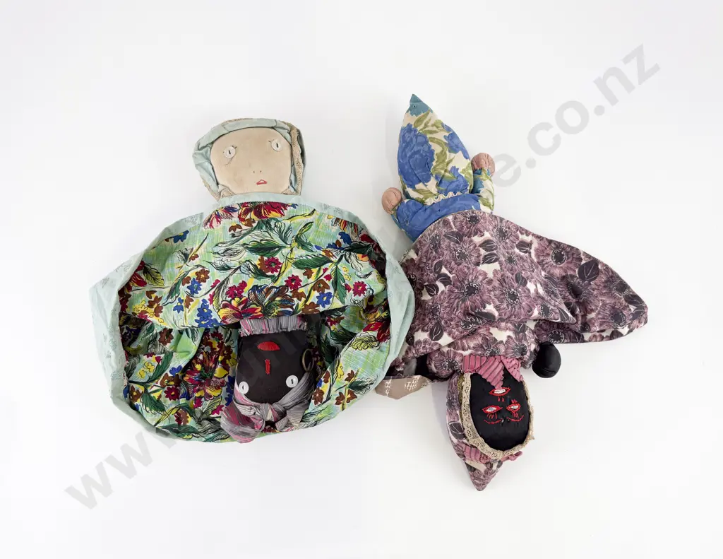 Two Vintage Topsy Turvy Dolls Image 1++